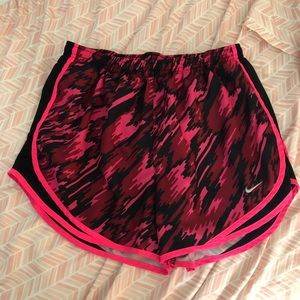 Black and Pink Nike Shorts